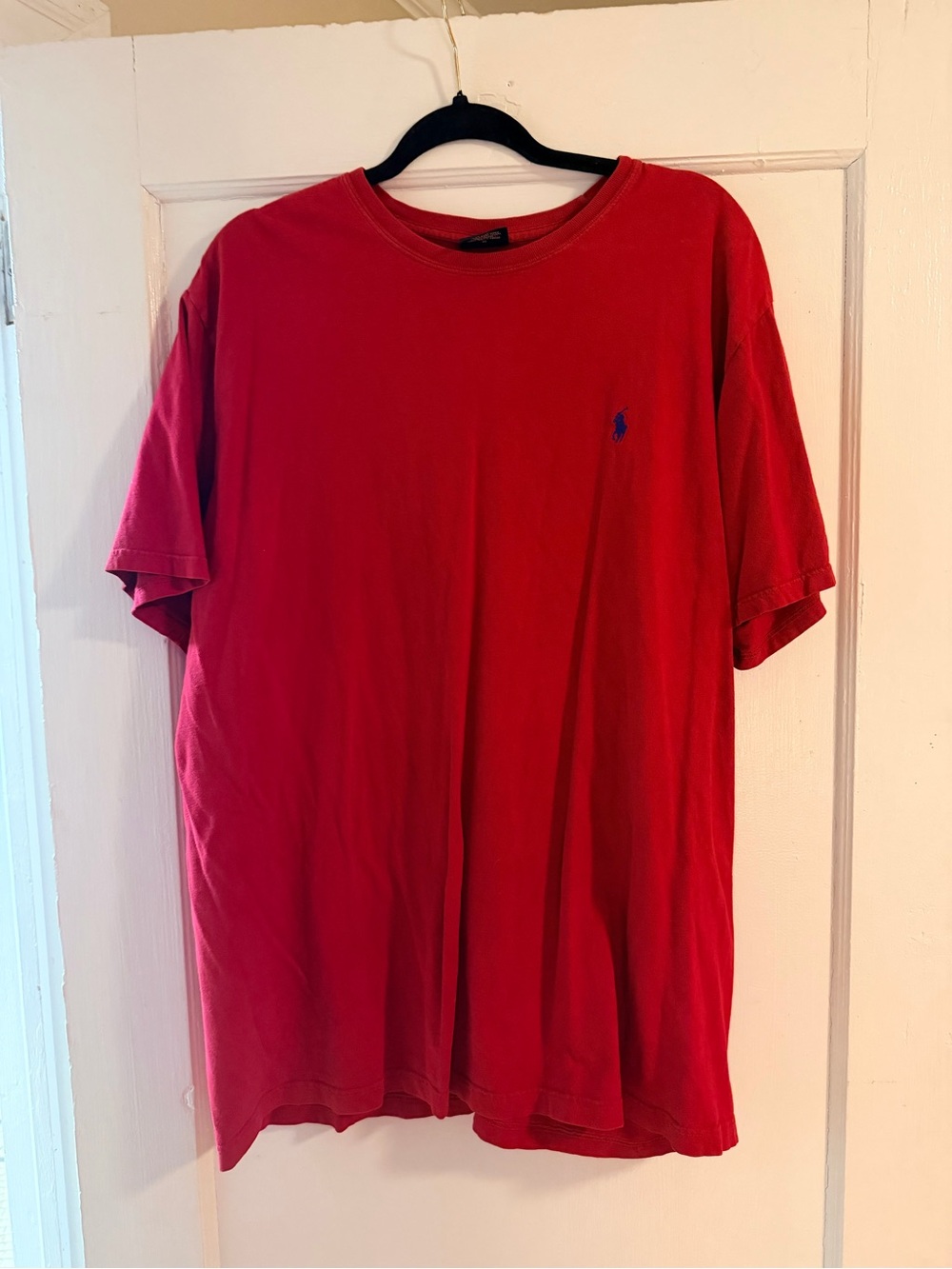 👕🐎 Polo Ralph Lauren Classic Fit Red T-Shirt | Size 2XL